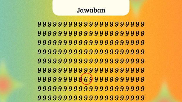 Tes Ketajaman Mata, Berhasil Temukan Angka Berbeda dalam 5 Detik?