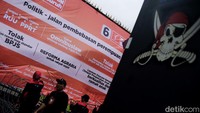 Aksi ini berlangsung tertib.