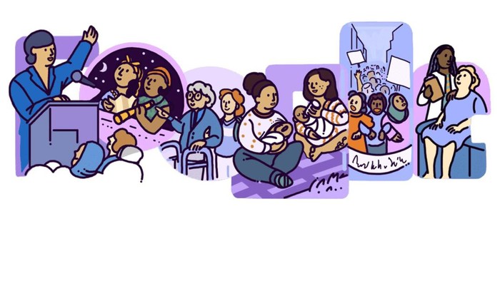 Google Doodle Hari Perempuan Internasional