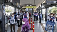 Halte ini sudah beroperasi kembali sejak Minggu (5/3) kemarin.
