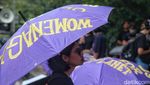 Hari Perempuan Internasional, Massa Beraksi di Patung Kuda