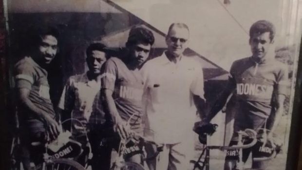 Hendrik Brocks saat aktif menjadi pembalap sepeda.