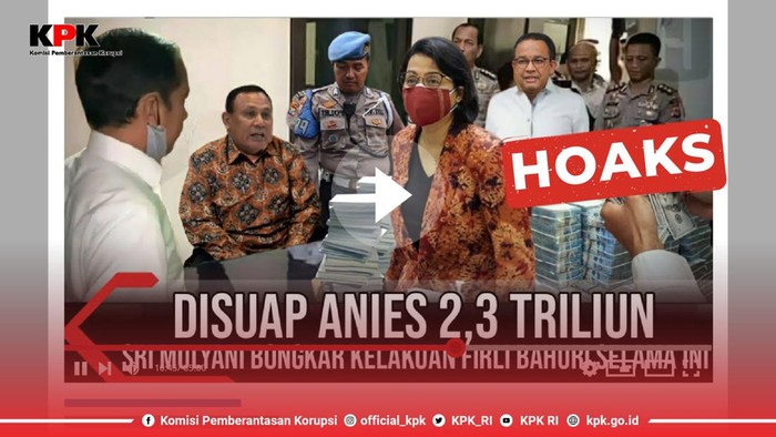 Isu hoax terkait Firli Bahuri