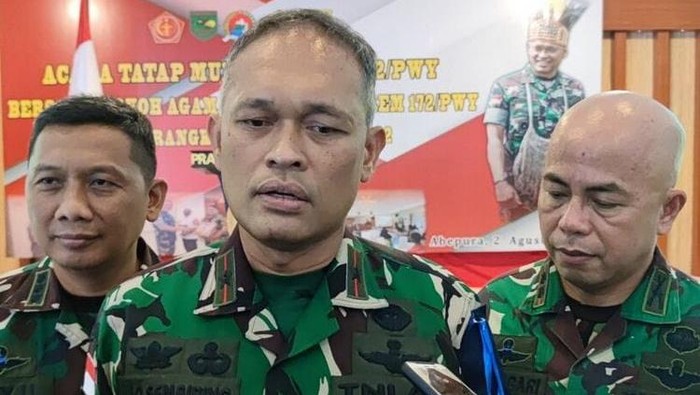 Komandan Korem (Danrem) 172/PWY Brigjen TNI Juinta Omboh Sembiring