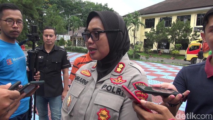 Kapolres Subang AKBP Sumarni saat memberikan penjelasan soal penyelidikan kasus RSUD Subang, Rabu (8/2/2023).
