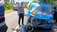 Kecelakaan Maut Pikap Vs Motor, Satu Orang Tewas