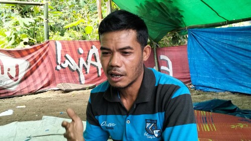 Keluarga Amrul Aziz (59), Usman Halim (39) ditemui di kediamannya, Rabu (8/3/2023).