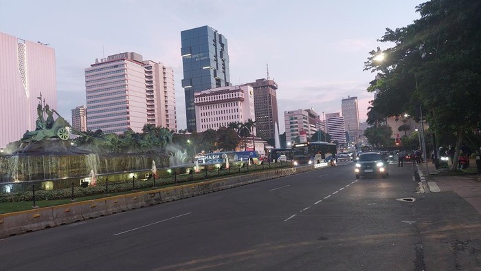 Lalin Jl Medan Merdeka Barat Sudah Dibuka