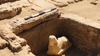 Sphinx baru di Mesir ini ditemukan di Kuil Horus, struktur peninggalan Romawi di Kompleks Kuil Dendera. Kompleks Kuil Dendera sendiri merupakan komplek upacara besar seluas 39 hektar yang memiliki pusat berupa Kuil Hathor. Tempat suci ini diperbaiki dari waktu ke waktu sejak masa Kerajaan Pertengahan Mesir hingga masa pemerintahan Kaisar Romawi Trajan.(Foto:Kementerian Pariwisata dan Kepurbakalaan Mesir)