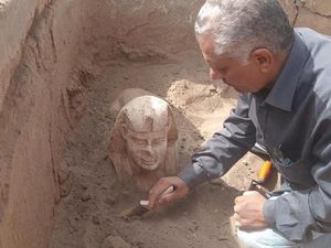 Sphinx Baru Ditemukan di Mesir, Diduga Berwajah Kaisar Romawi
