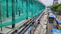 Proyek pembangunan Halte Transjakarta Gatot Subroto LIPI merupakan bagian dari proyek revitalisasi 46 halte Transjakarta. 