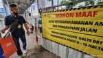 Potret Terkini Proyek Halte TransJakarta Gatot Subroto LIPI