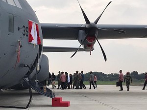 Tiba di Lanud Halim, Jokowi Akan Serah Terima Pesawat Super Hercules