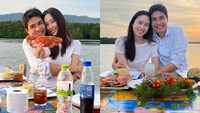 Saat itu, mereka sama-sama sedang meminta keberuntungan. Namun, siapa sangka jika pertemuan tak terduga itu ternyata menjadi permulaan kisah asmara Nong Poy dan Oak Phakwa. (Foto: Facebook/บรรลุ หงษ์หยก)
