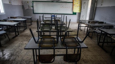 Sekolah di Palestina Kosong Imbas Guru Mogok Kerja