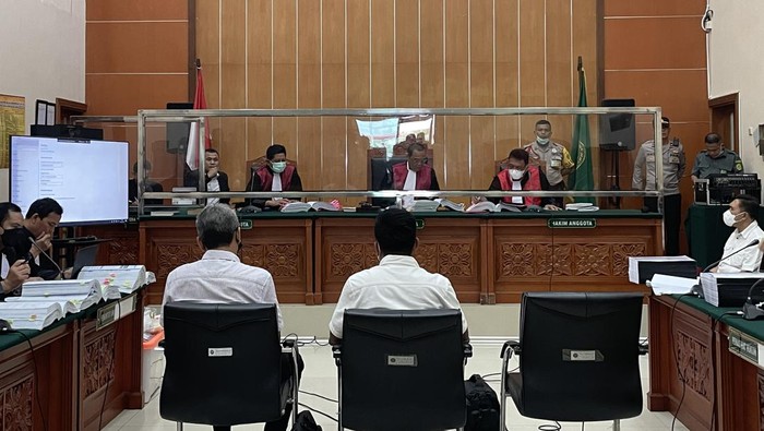 Sidang AKBP Dody dan Linda di PN Jakbar (Silvia-detikcom)