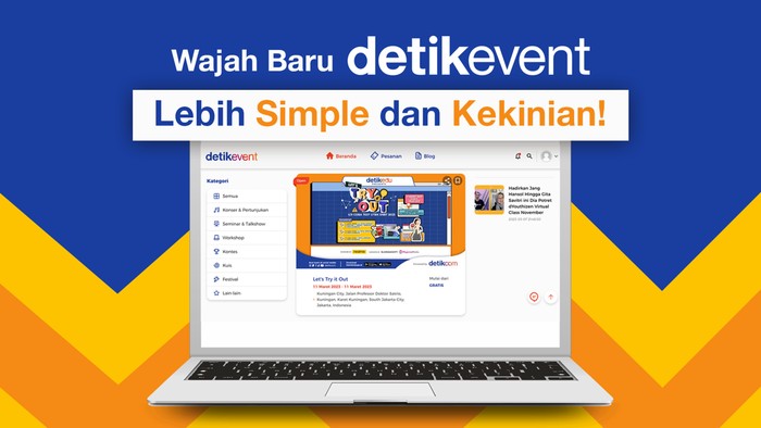 Wajah baru detikEvent (Dok. detikcom)