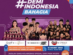 Yuk, Seru-seruan Bareng The Changcuters hingga Nidji di #DemiIndonesia UNS
