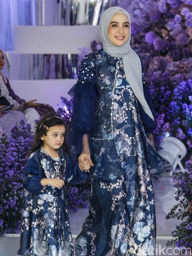 Fashion Show Vanilla Hijab yang mengusung tema Delarosa, di The Manor Andara, Rabu (8/3/2023).