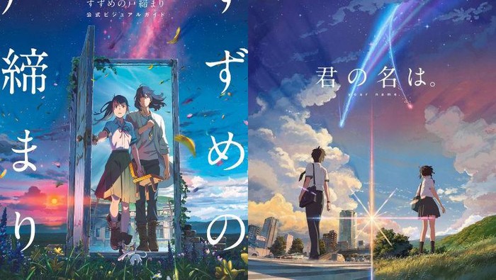 Film Suzume no Tojimari dan Kimi no Nawa karya Makoto Shinkai