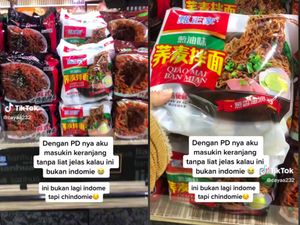 Heboh Indomie Goreng Beraksara Mandarin, Asli atau Palsu?