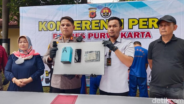 Jajaran Satreskrim Polres Purwakarta menangkap seorang pelaku aksi pencurian dan kekerasan asal Bandar Lampung.