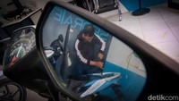 Kemudian motor yang dikonversi besaran kapasitas mesinnya sekitar 110 cc hingga 150 cc.