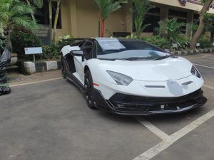 Polda Bali Kembalikan Lamborghini Pelat DOMOGATSKY ke Bule Rusia