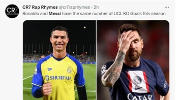 Dibanding-bandingkan Ronaldo. Foto: Twitter
