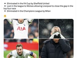 Meme Spurs Disingkirkan AC Milan dan Kembali Puasa Trofi