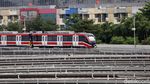 Mengintip Kereta LRT Jabodebek Beristirahat