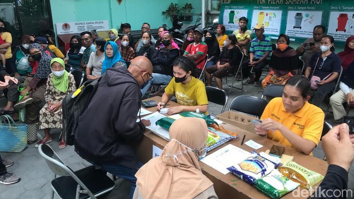 Operasi pasar di Danurejan Jogja, Kamis (9/3/2023).