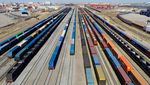 Penampakan Pelabuhan Kereta Barang Lintas China-Eropa