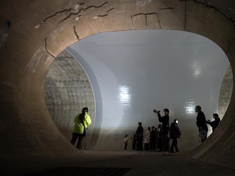 Penampakan Waduk Bawah Tanah Pengendali Banjir di Jepang