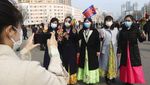 Potret Peringatan Hari Perempuan Internasional di Korea Utara