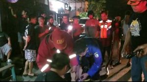 Ngeri, Ular Sanca 4 Meter Sembunyi di Selokan Rumah Warga