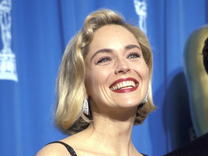 Sharon Stone during 64th Annual Academy Awards at Dorothy Chandler Pavilion in Los Angeles, California, United States. (Photo by Carmen Valdes/Ron Galella Collection via Getty Images)