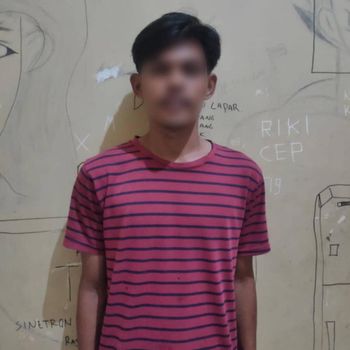 Tampang RF, pria yang memperkosa pacarnya hingga 3 kali (Foto: Istimewa)