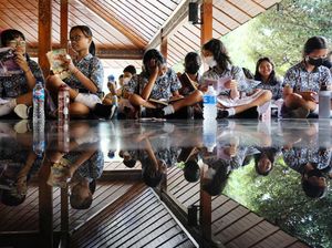Wow! 1.500 Siswa di Solo Membaca Buku Bersama