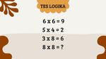Gampang-gampang Susah, Seberapa Cepat Pecahkan Tes Logika Ini?