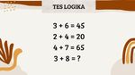 Gampang-gampang Susah, Seberapa Cepat Pecahkan Tes Logika Ini?