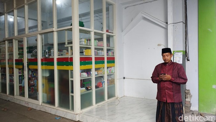 Bangunan bank ponpes di Gresik yang diduga dirusak dan dicuri oleh kepala MTS dan ustaz.
