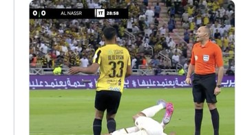 Bahkan, fans Lionel Messi ikut mengejek kekalahan Al Nassr, padahal Messi juga baru saja tersingkir dari Liga Champions di hari sebelumnya. Foto: Twitter