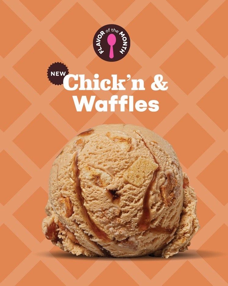 Es Krim Ini Punya Rasa Chicken Waffle yang Gurih
