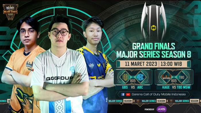 Kompetisi Call of Duty: Mobile (CODM) Major Series 8 belum berakhir. Sekarang memasuki grand final, dan akan segera di mulai pada 11 Maret 2023 mendatang.