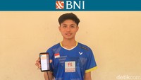 Unggulan pertama Tunggal Taruna Putra (TTA) Jaden Abdullah Usman Putra Ayus adalah salah satu yang menembus partai final. Foto: Intan/detikcom