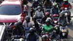 Jalan Gatot Subroto dan Tol Dalam Kota Macet Dua Arah Sore Ini