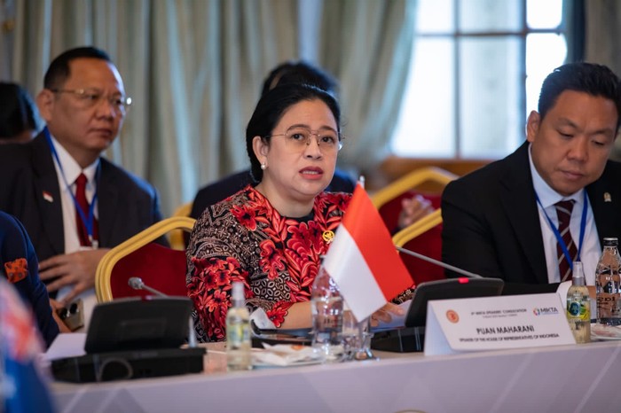 Ketua DPR RI Puan Maharani melakukan pertemuan bilateral dengan Speaker of the Grand National Assembly of Türkiye Prof. Dr. Mustafa Şentop.