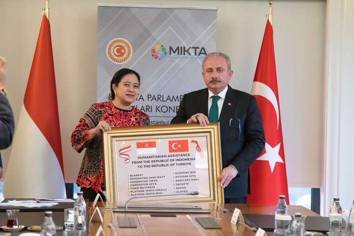 Ketua DPR RI Puan Maharani melakukan pertemuan bilateral dengan Speaker of the Grand National Assembly of Türkiye Prof. Dr. Mustafa Şentop.