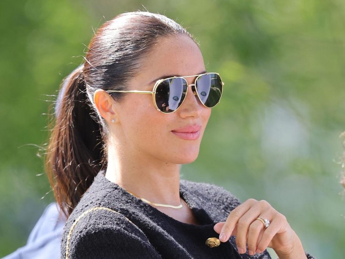 THE HAGUE, NETHERLANDS - APRIL 16: Meghan, Duchess of Sussex is seen during the Jaguar Land Rover Driving Challenge on day one of the Invictus Games The Hague 2020 at Zuiderpark on April 16, 2022 in The Hague, Netherlands. (Photo by Chris Jackson/Getty Images for the Invictus Games Foundation )